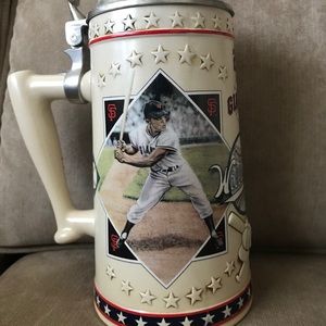 Willie Mays Sluggers of the game Collectors Stein